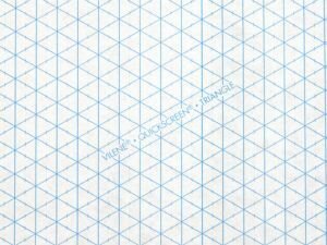 Podkład do patchworków- nadruk trójkątny.